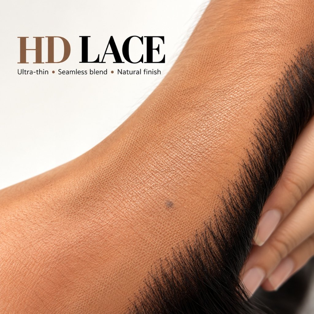 HD Lace Ultra-thin Seamless Blend Natural Finish on Skin