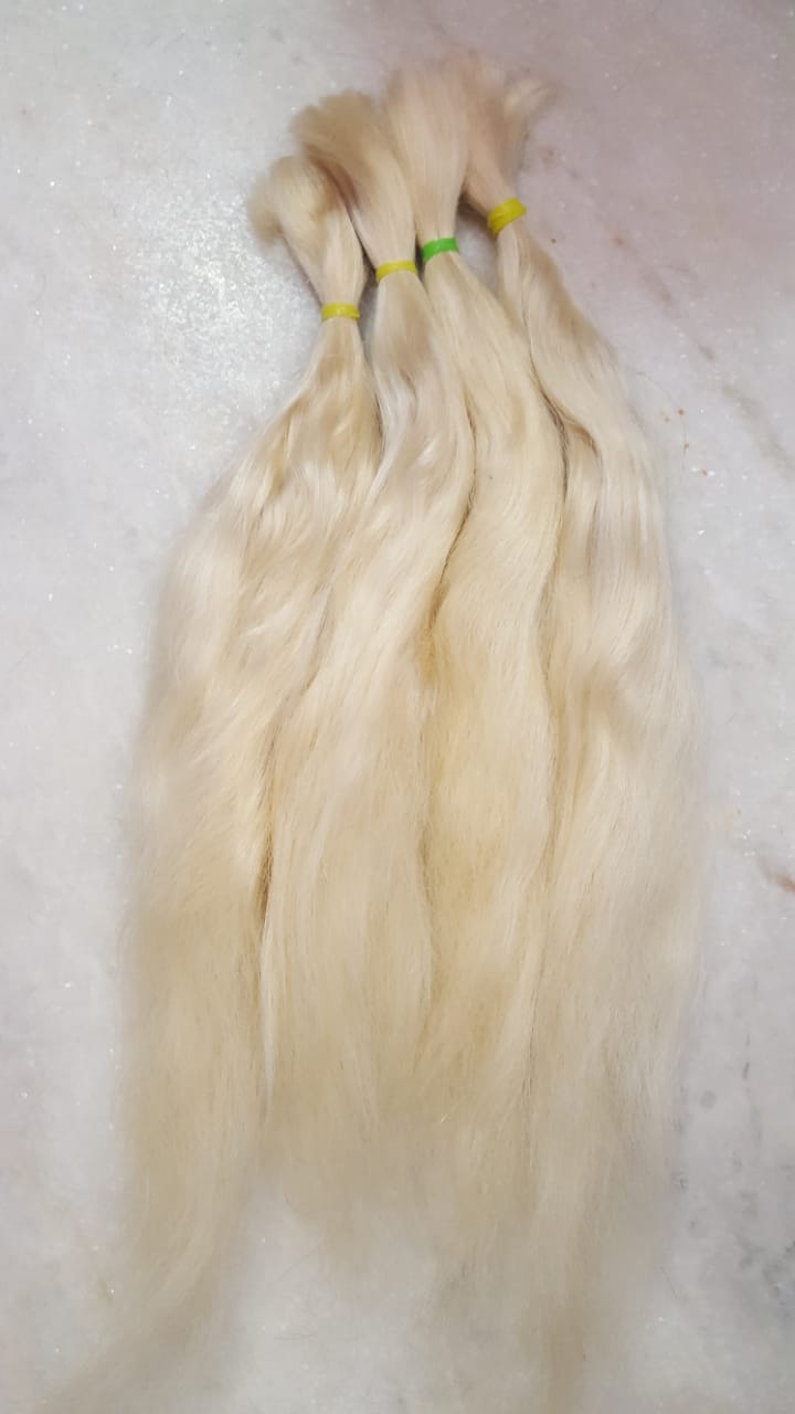 Blonde Weft Hair Extensions