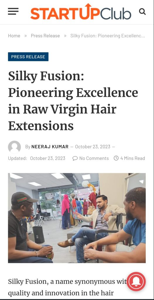 Silky Fusion Hair extensions Media Spotlight